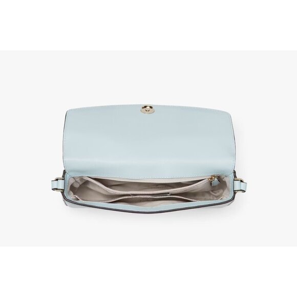 New Kate Spade Sadie Envelope Crossbody Crisp Sky - Picture 3 of 5
